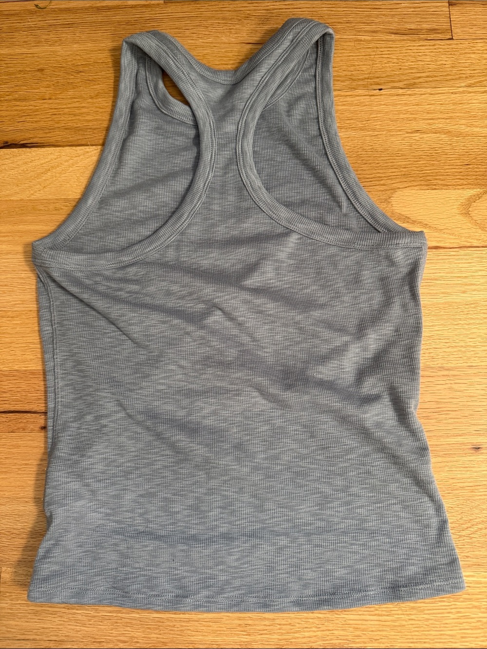 Vuori Heather Gray Ribbed Racerback Tank - Picture 4 of 4